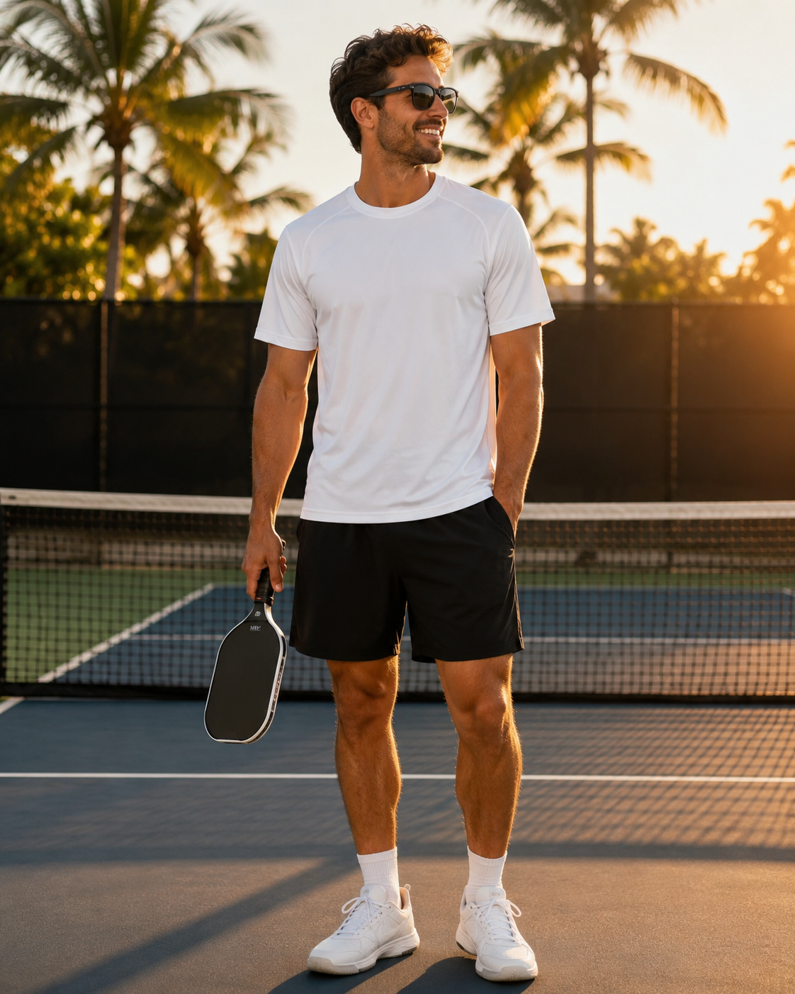 Sunset Club Tee White